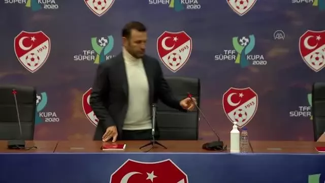 TFF Süper Kupa maçının ardından TFF Süper Kupa maçının ardından