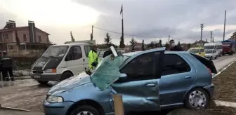 Son dakika haber | TIR'la çarpışan otomobildeki karı- kocayı ölüm ayırdı