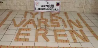 Van'da 101 kilo eroin ele geçiren jandarma, 'İyi ki varsın Eren' yazdı