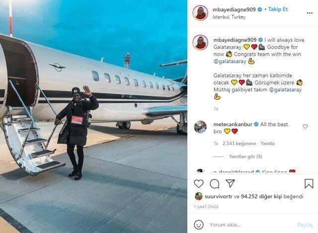 Farewell to Galatasaray from Diagne: You are always in your heart Farewell to Galatasaray from Diagne: You are always in your heart