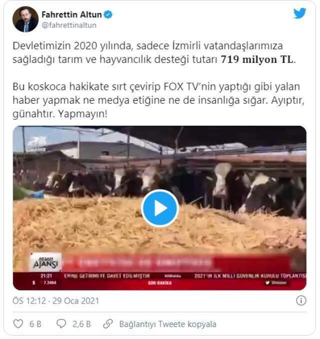 FOX TV'nin çiftçilerle ilgili haberi gündem yarattı! A Haber yalanladı, İletişim Başkanı Altun tepki gösterdi: Ayıptır