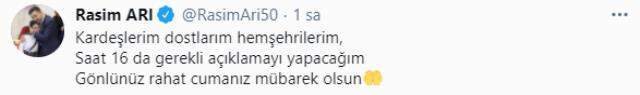 İstifa edeceği konuşulan Nevşehir Belediye Başkanı 'Hakkınızı helal edin' paylaşımı yaptı