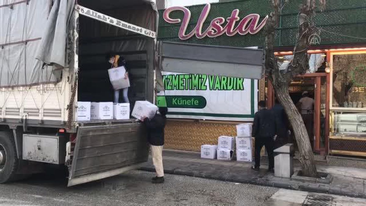 GAZİANTEP - Hayırsever kardeşler Suriye'ye insani yardım tırı gönderdi