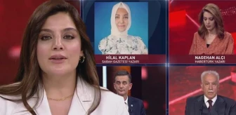 Kanala ve moderatöre ağır suçlamalarda bulunan Hilal Kaplan yayından alındı
