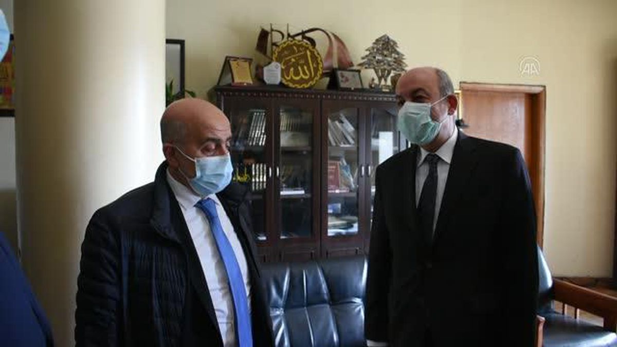 TRABLUSŞAM - Türkiye'nin Beyrut Büyükelçisi'nden protestolarda ateşe verilen Trablusşam Belediyesine ziyaret