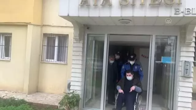 Engelli Erkut polislerin ekip arkadaşı oldu