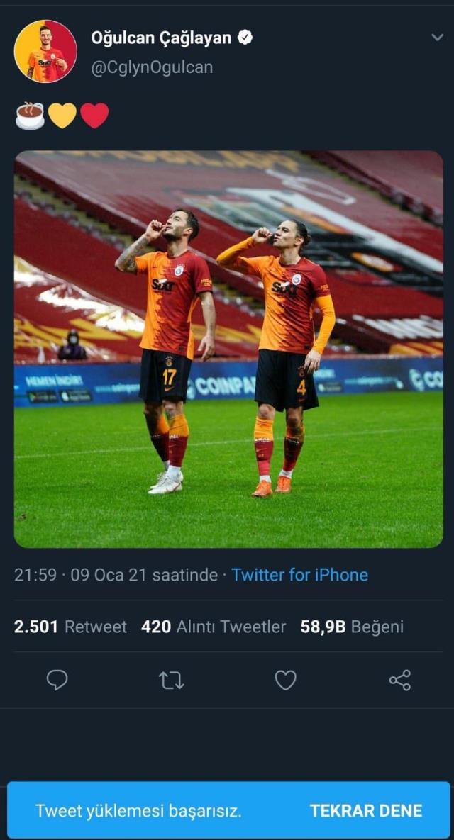 Oğulcan Çağlayan and Taylan Antalyalı deleted İrfan Can Kahveci, who was transferred to Fenerbahçe
