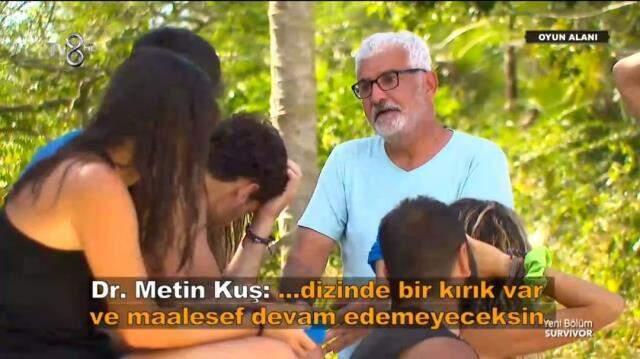 Survivor 2021'de Emin, sakatlığı nedeniyle diskalifiye oldu