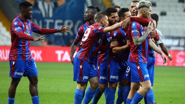 Trabzonspor defeated Beşiktaş 2-1 in the game they fell behind