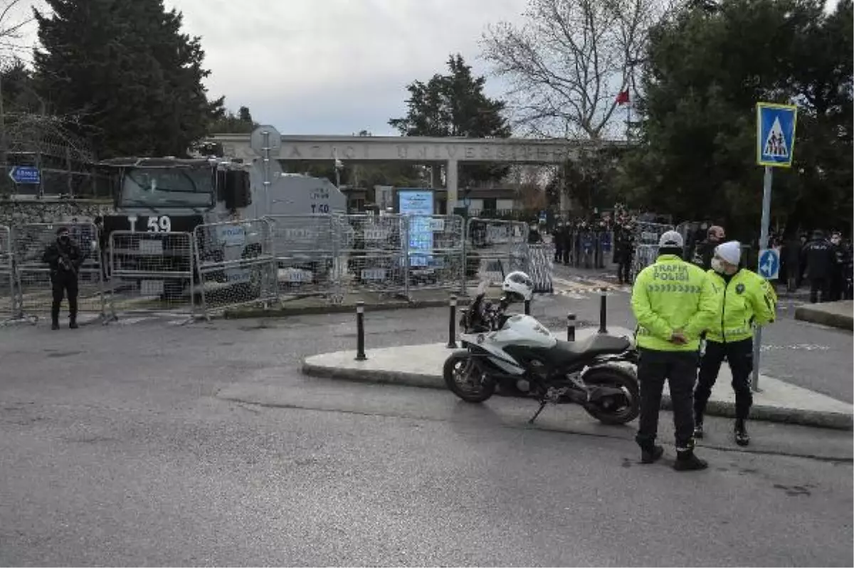 Boğaziçi Üniversitesi çevresinde geniş güvenlik önlemleri