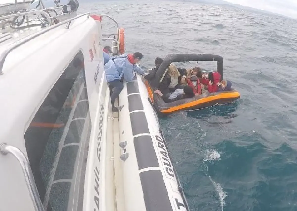 Çanakkale'de ölüme terk edilen 9 düzensiz göçmen kurtarıldı