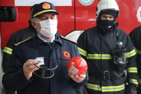 Son dakika haberi: Edirne'de yangınlara karşı, 'otomatik yangın söndürme topu' hizmete alındı