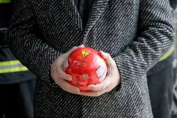 Son dakika haberi: Edirne'de yangınlara karşı, 'otomatik yangın söndürme topu' hizmete alındı