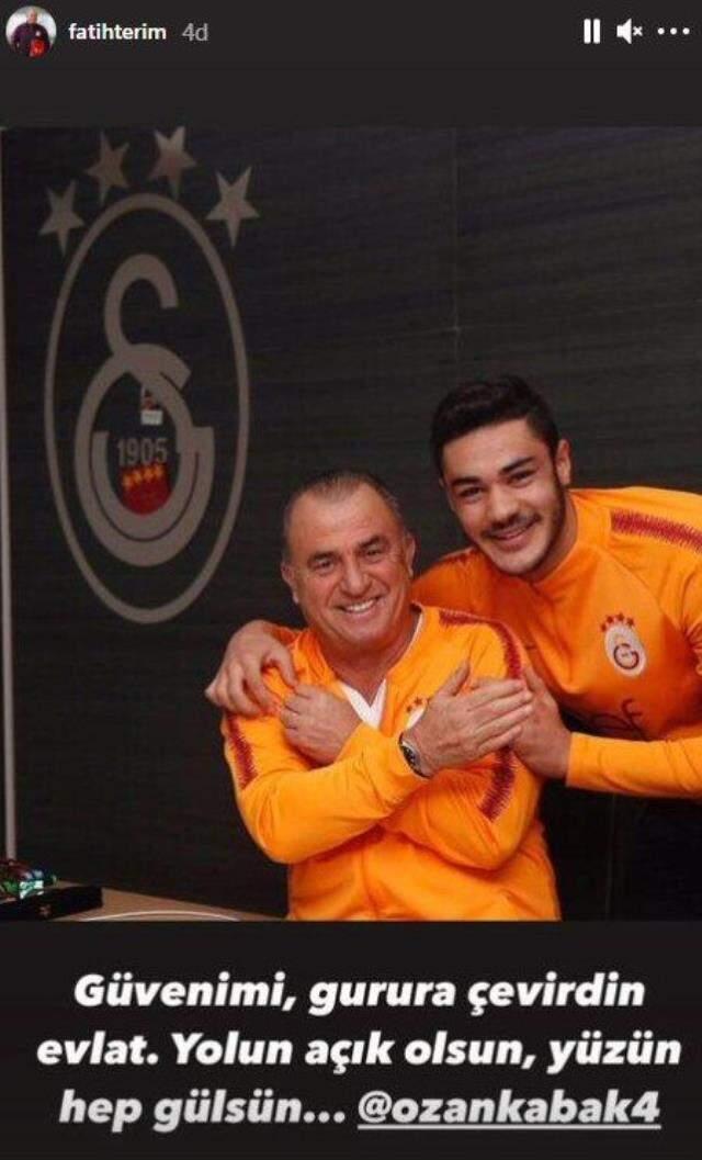 To Ozan Kabak, who transferred from Fatih Terim to Liverpool: You turned my trust into pride, son