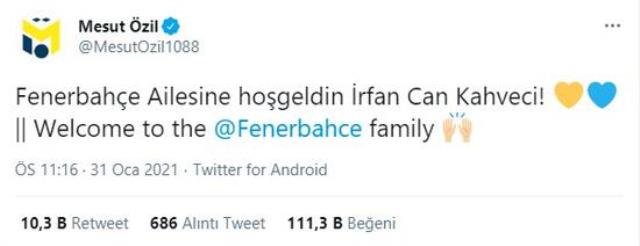 Rıdvan Dilmen said that Mesut Özil will be in the squad at Hatayspor