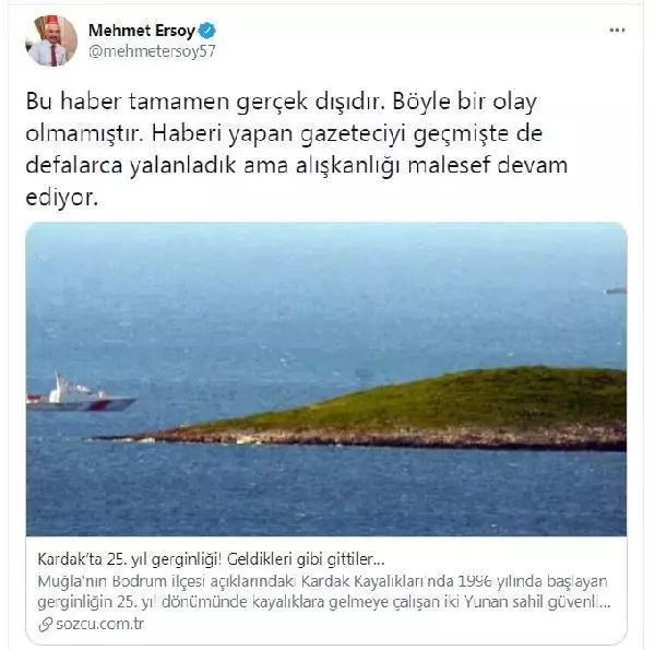 Kardak Kayalıklarında Gerginlik Iddiaları'nı Yalanladı 4 Sahil Güvenlik Komutanlığı