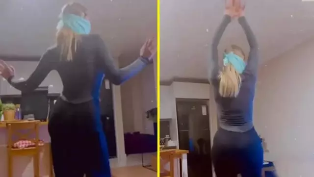 Spor spikeri Hande Sarıoğlu, dans performansıyla dansözlere taş çıkarttı