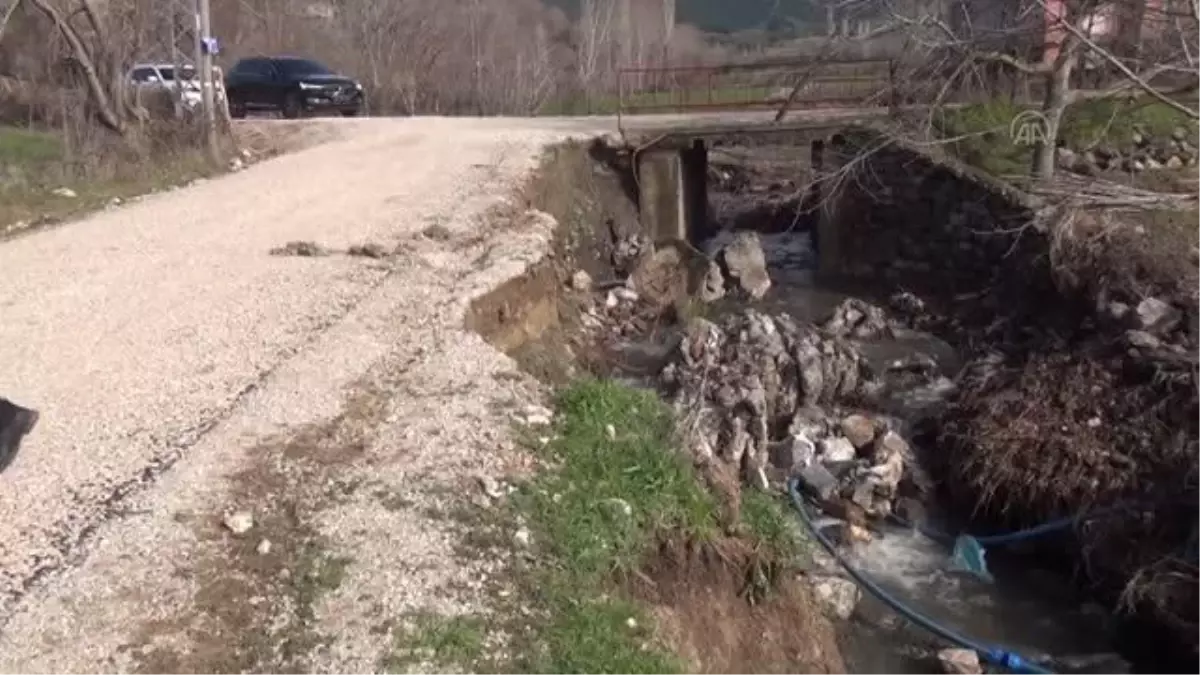 Sağanak ve kuvvetli rüzgarın zarar verdiği alanlarda çalışma başlatıldı
