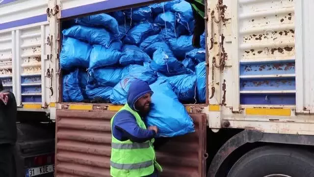 Altınözü'nde ihtiyaç sahibi ailelere kömür yardımı yapıldı Altınözü'nde ihtiyaç sahibi ailelere kömür yardımı yapıldı