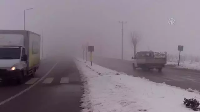 KAHRAMANMARAŞ - Yoğun sis etkili oldu