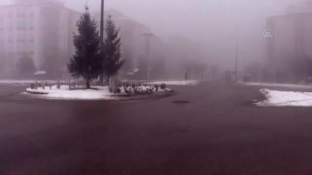 KAHRAMANMARAŞ - Yoğun sis etkili oldu