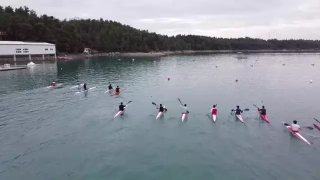 Kano Milli Takımı adayları, ay-yıldızlı forma için kürek çekecek Kano Milli Takımı adayları, ay-yıldızlı forma için kürek çekecek