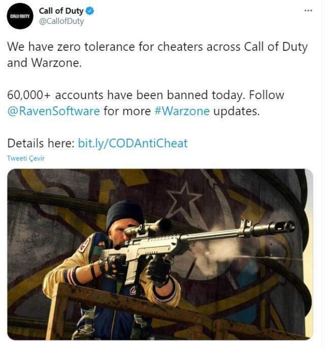Call of Duty: Warzone 60 bin hileciyi banladı Call of Duty: Warzone 60 bin hileciyi banladı