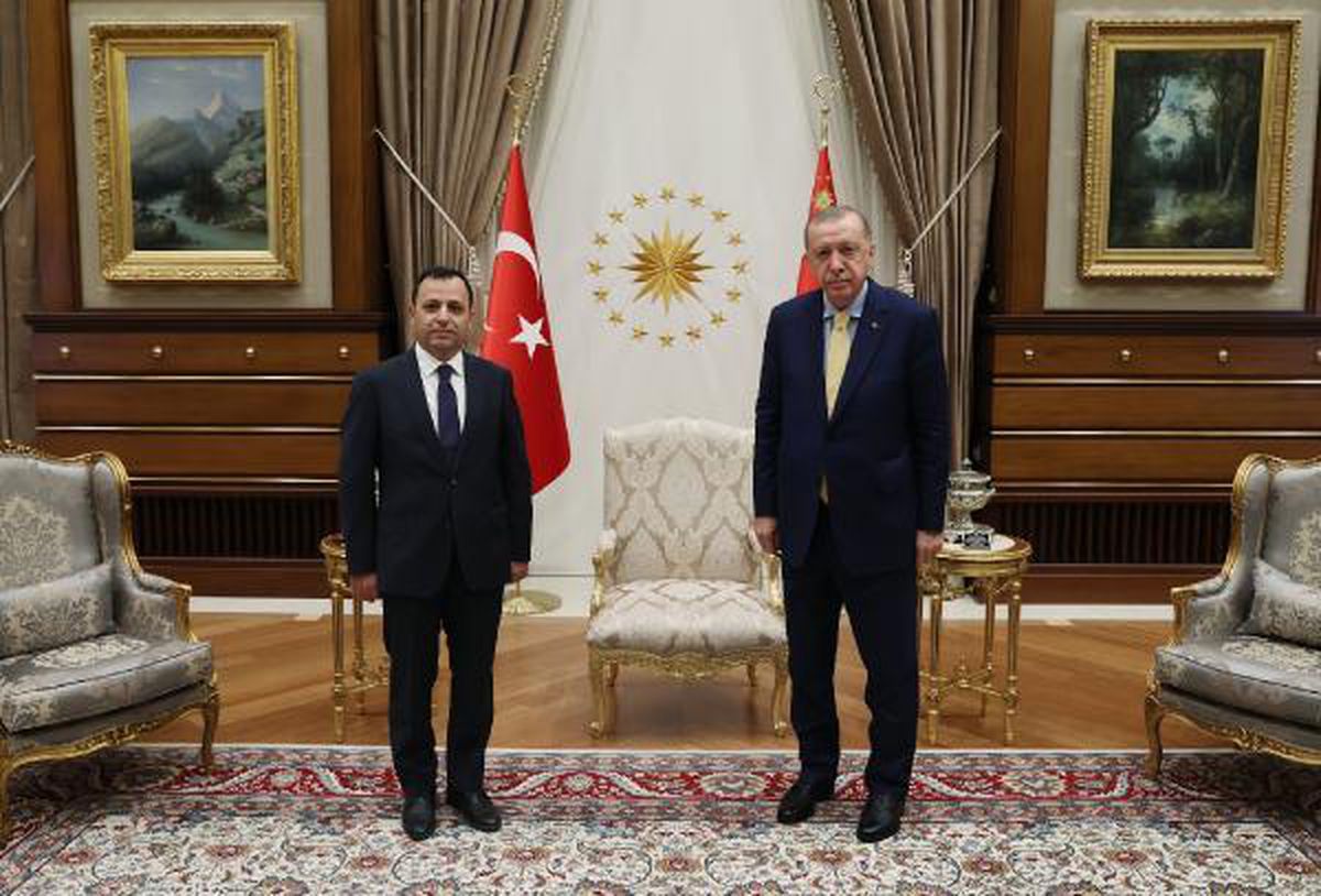 Cumhurbaşkanı Erdoğan, AYM Başkanı Arslan'ı kabul etti