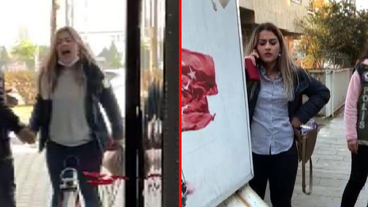 Daha önceden polislerle tartışıp, güzellik merkezi çalışanlarını tehdit eden kadın bu sefer de halk otobüsünde olay çıkardı