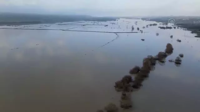 Ergene Nehri'ndeki taşkın riski 'kırmızı alarm' seviyesine yükseldi Ergene Nehri'ndeki taşkın riski 'kırmızı alarm' seviyesine yükseldi