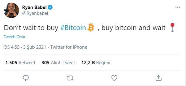 Bitcoin sharing that surprised Ryan Babel before Fenerbahçe derby Bitcoin sharing that surprised Ryan Babel before Fenerbahçe derby