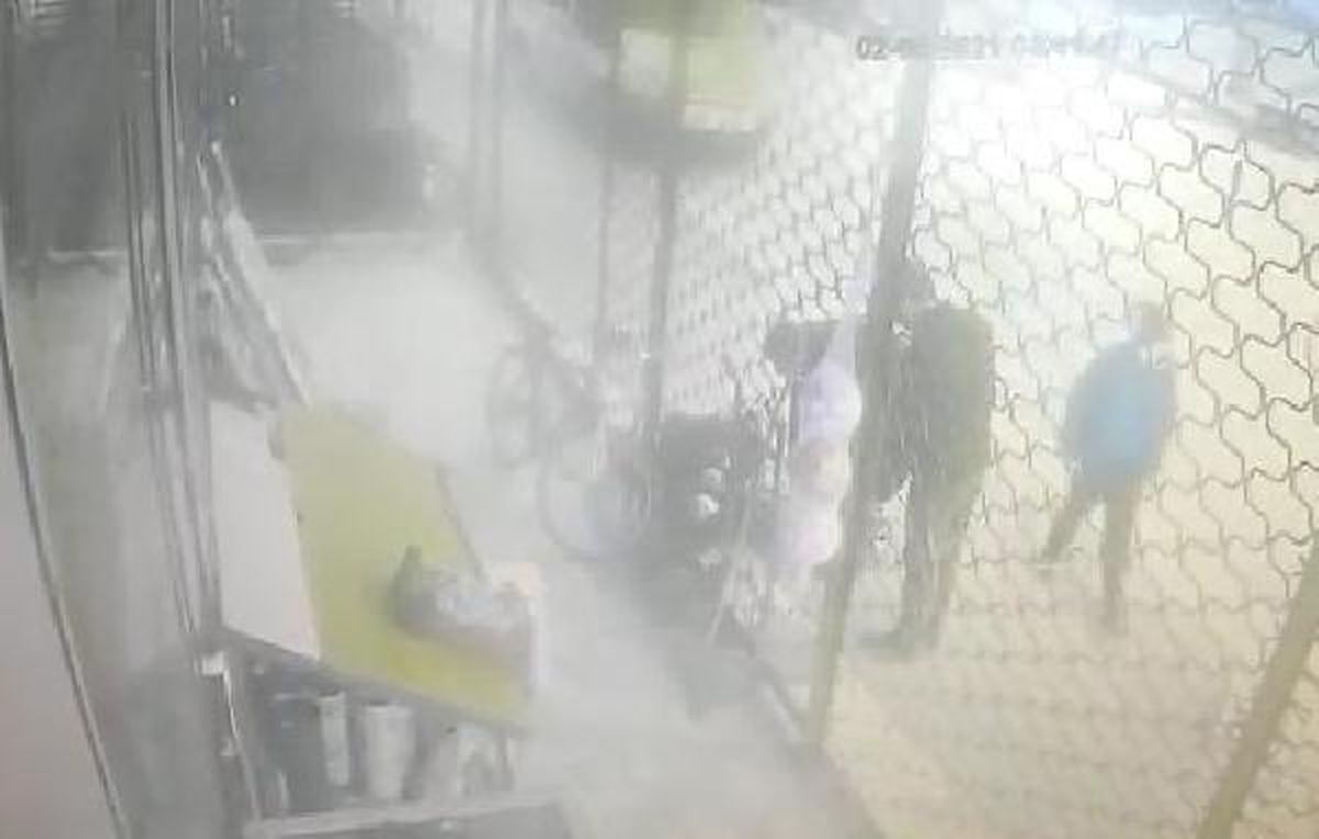 Kadının, sokak köpeklerinin saldırısına uğradığı anlar kamerada