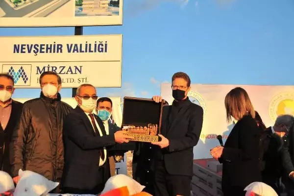 Nevşehir'de TOBB tarafından yaptırılacak lise binasının temeli atıldı Nevşehir'de TOBB tarafından yaptırılacak lise binasının temeli atıldı