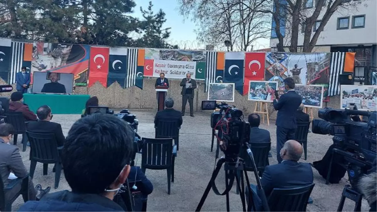 Türklerin Ezilen Keşmirlilere verdiği destek Ankara'daki Keşmir Dayanışma Günü'nde yeniden teyit edildi