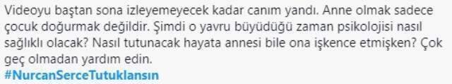 Çocuğuna şiddet uygulayıp nefessiz bırakan kadına sosyal medyada tepki (2)