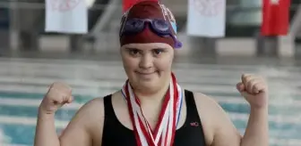 Down sendromlu Zekiye, azmiyle örnek oldu