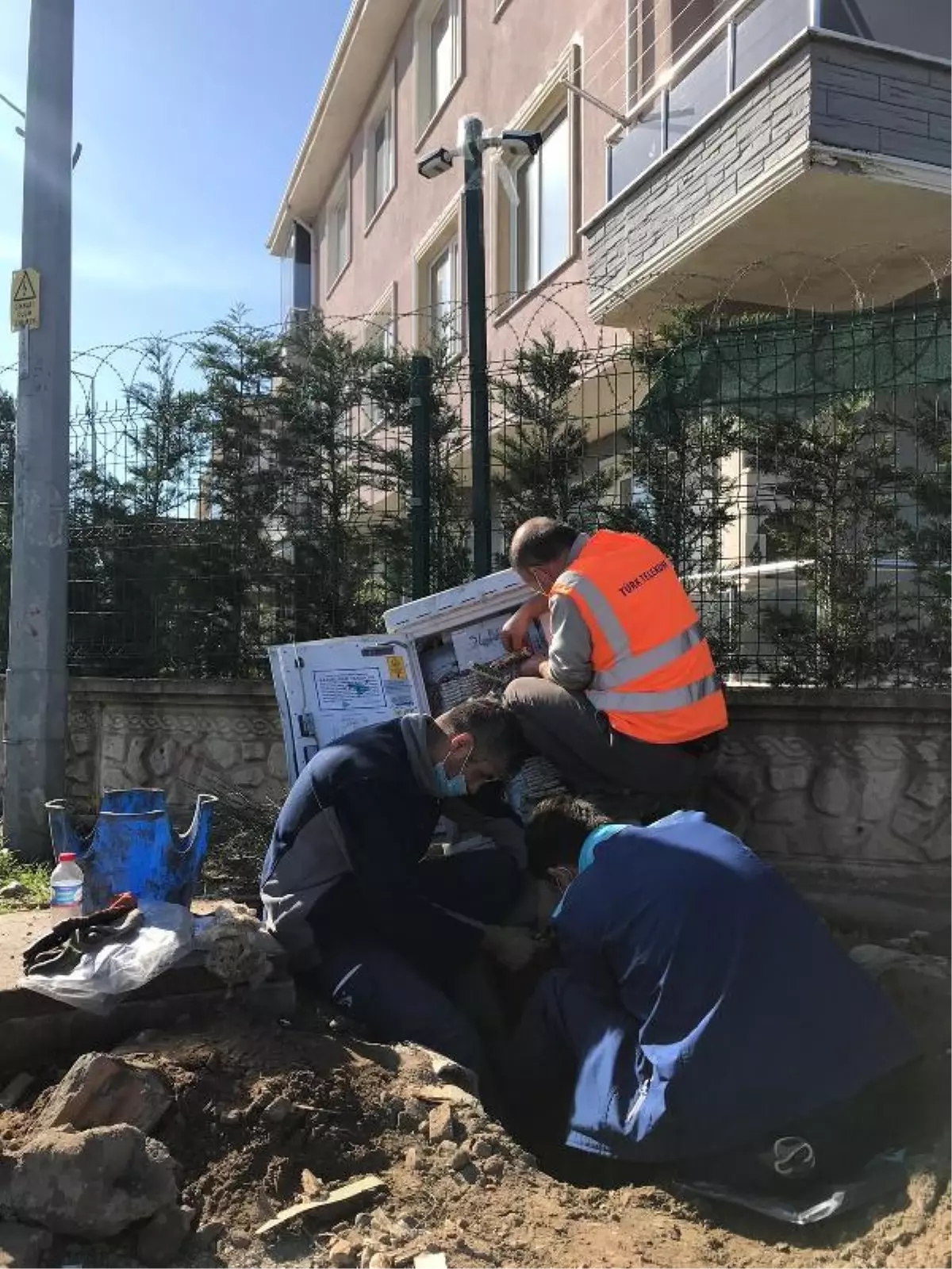 Son Dakika | Güvenlik kamerasının altındaki kutudan 6'ncı kez bakır kablo çalındı