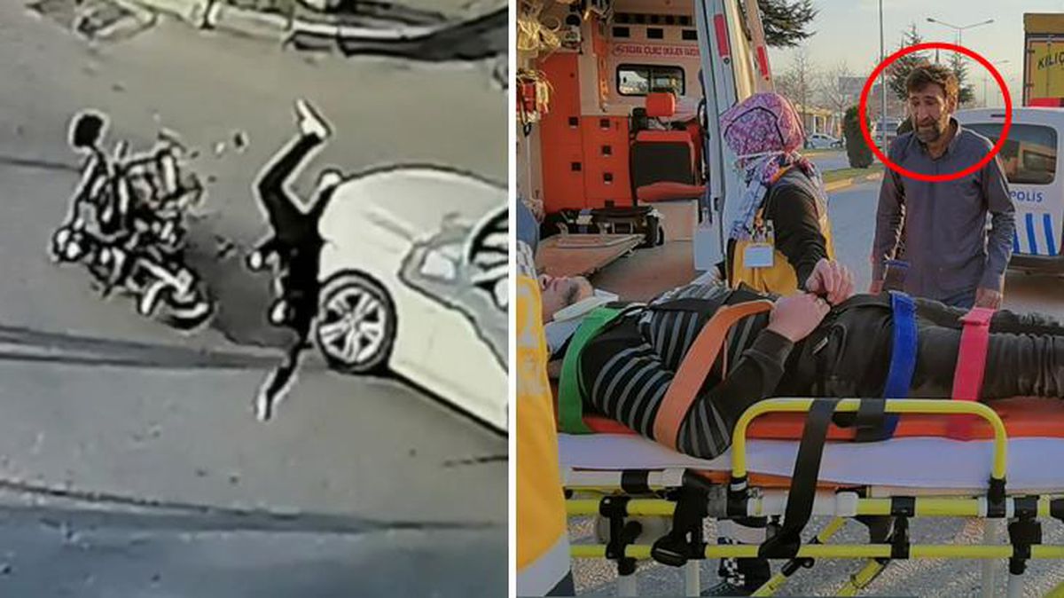 Kahreden tesadüf! Kazada ağır yaralanan gencin oğlu olduğunu gören baba adeta yıkıldı