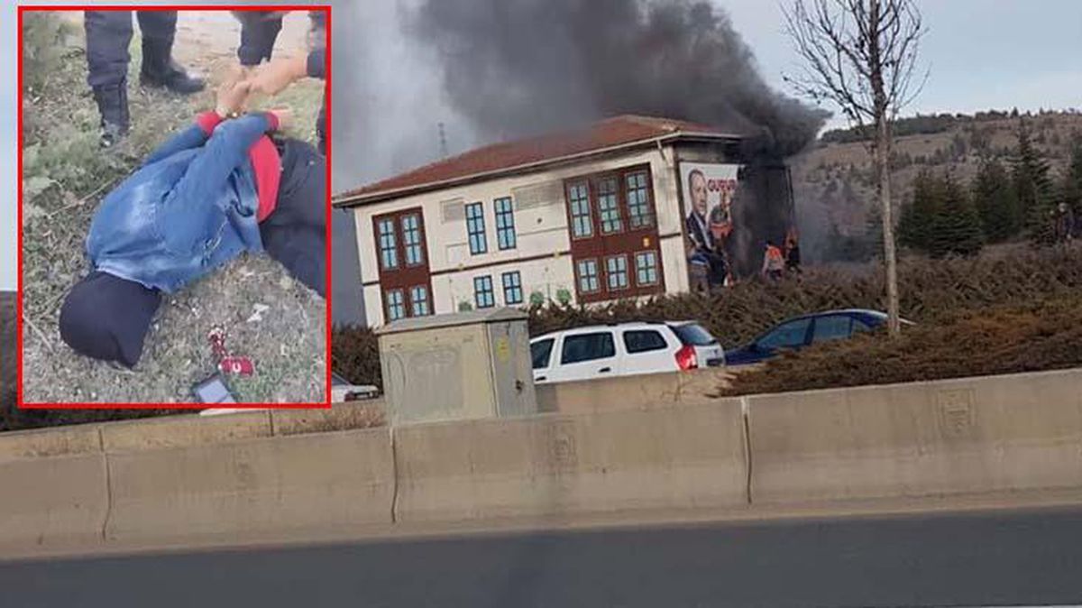 Cumhurbaşkanı Erdoğan'ın posterini yakan kişi gözaltına alındı