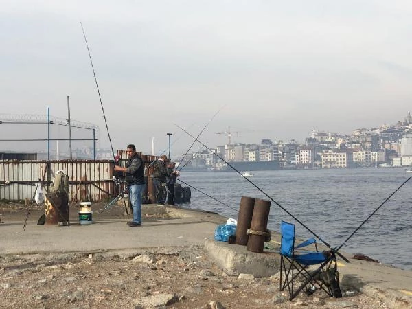 Haliç'teki olta balıkçıları: Balıklar yasağa uydu, biz uymadık