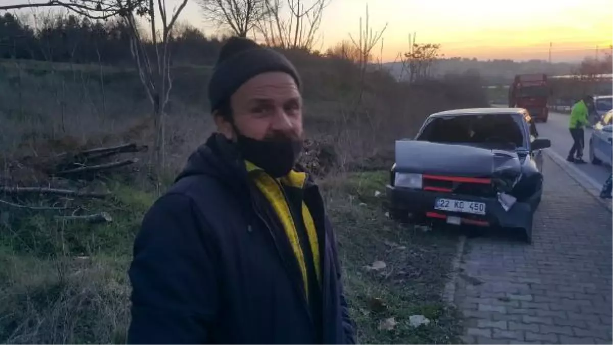 Kısıtlamada kaza yapan alkollü sürücü: 'Siz reklamcı mısınız? Çekin çekin'