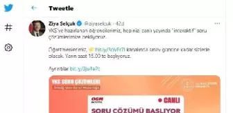 MEB'den YKS adayları için 'İnteraktif Soru Çözümleri Platformu'