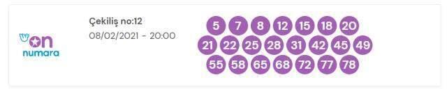 8 Şubat On Numara sonuçları açıklandı! 10 Numara bilet sorgulama nasıl yapılır? On Numara çekilişi canlı sonuç takibi!