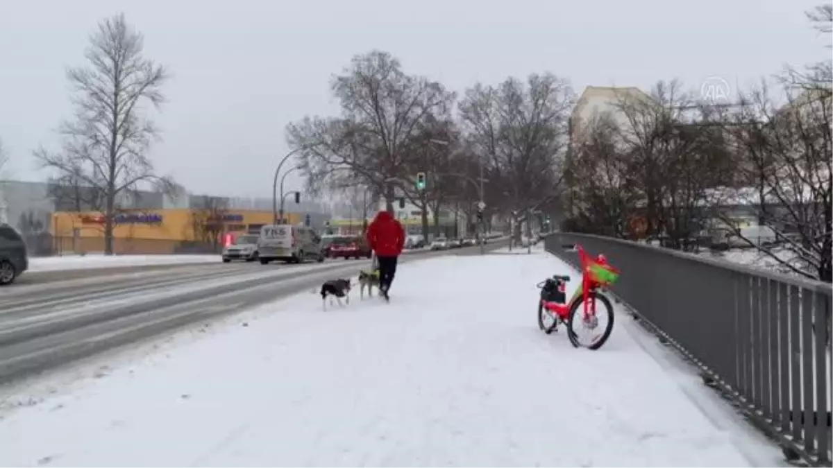 Almanya'da kar yağışı ve soğuk hava hayatı olumsuz etkiliyor
