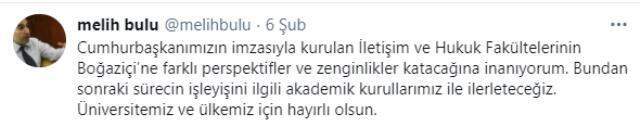 Boğaziçi Üniversitesi'nde hukuk fakültesi ve iletişim fakültesi kuruldu