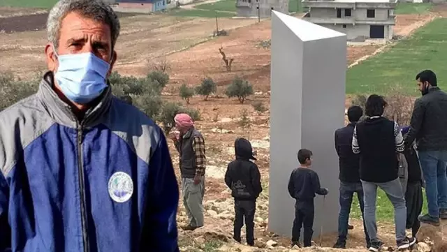 Göbeklitepe'de tarlasına metal blok yerleştirilen çiftçi: Gece 01:00 gibi yerinde olmadığını gördük, bir helallik bile almadılar