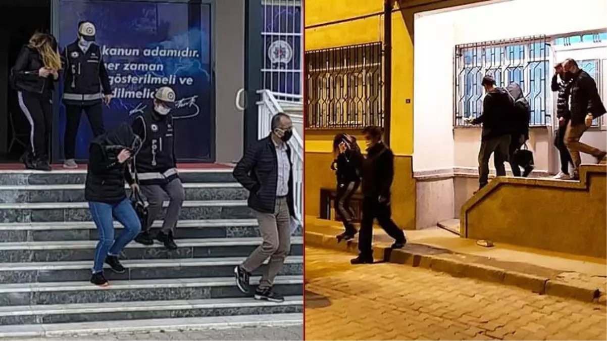 Fuhuş evine polis baskını: Müşteri isimlerini ve günlük kazançlarını tek tek not etmişler