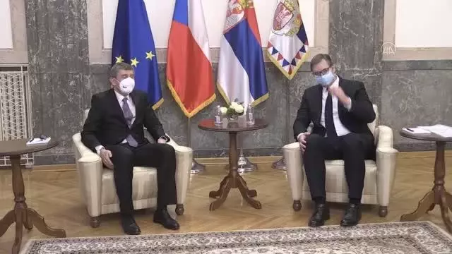 Çekya Başbakanı Andrej Babis, Sırbistan'da