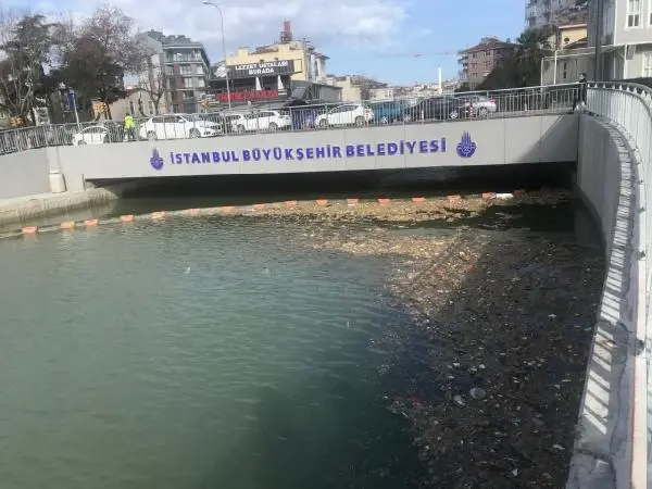 (Havadan fotoğrafla) Kurbağalıdere'de su tekrar bulanıklaştı, çöpler birikti (Havadan fotoğrafla) Kurbağalıdere'de su tekrar bulanıklaştı, çöpler birikti