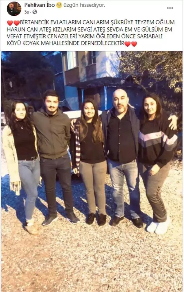 Katliam gibi kazada ölen 6 kişiden geriye, mutluluk fotoğrafları kaldı Katliam gibi kazada ölen 6 kişiden geriye, mutluluk fotoğrafları kaldı